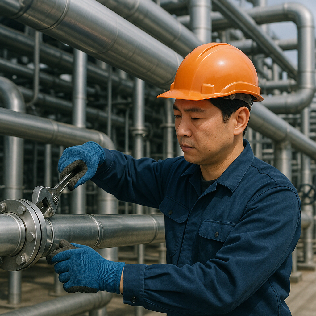 配管のプロによる美観にも拘った安全・効率的なプラント施工